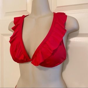 Red Swimsuit Top NWOT